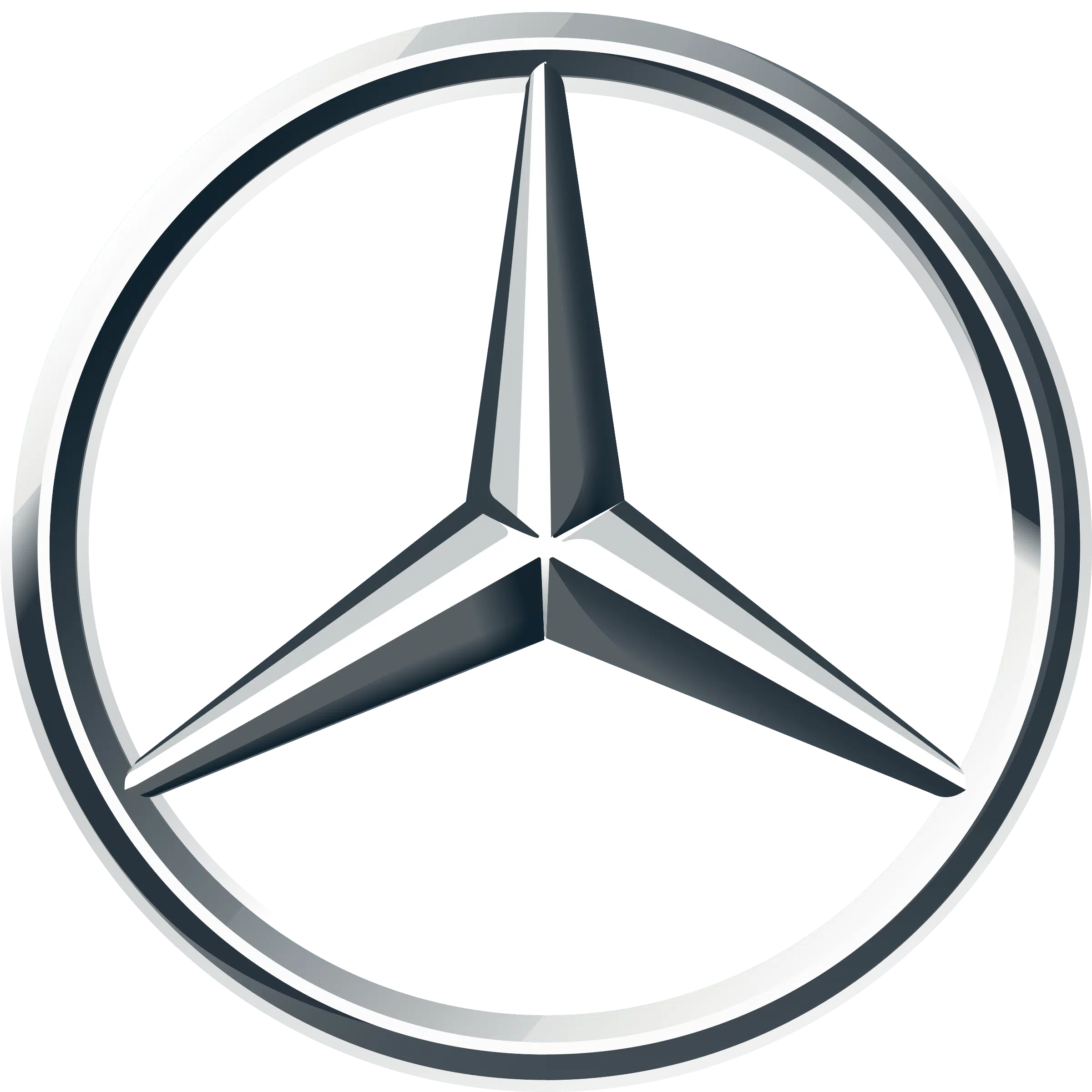 Mercedes-Benz automotive brand logo showing Crown Glass’s past commercial glass client