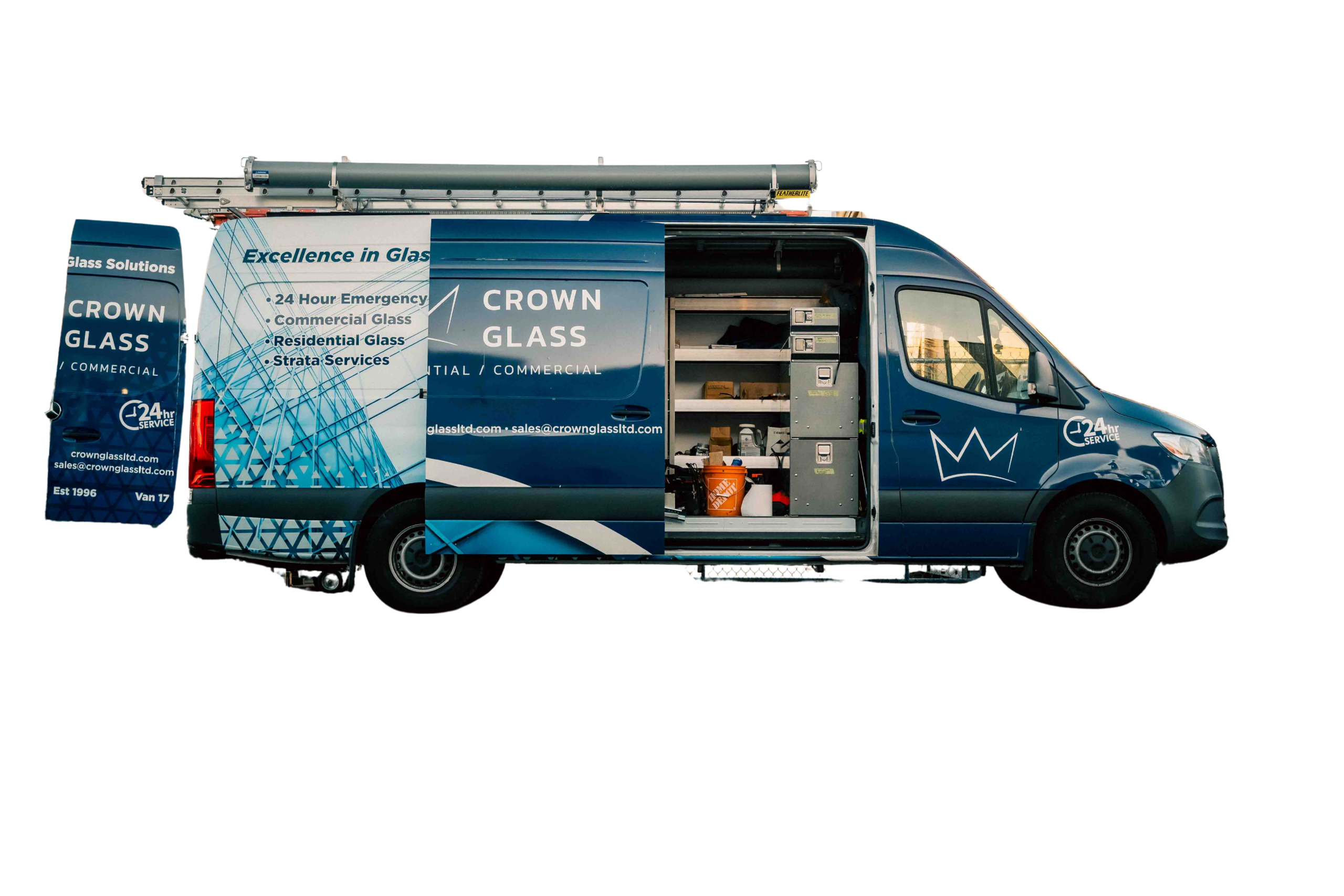 crown glass van