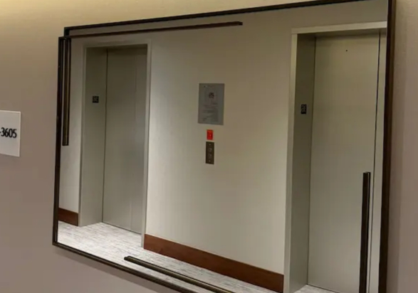 Hotel elevator mirror vancouver replacement crown glass