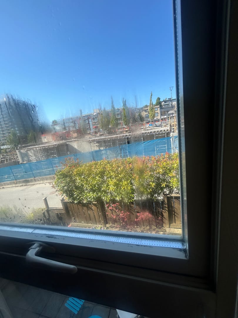 Failed sealed unit foggy window